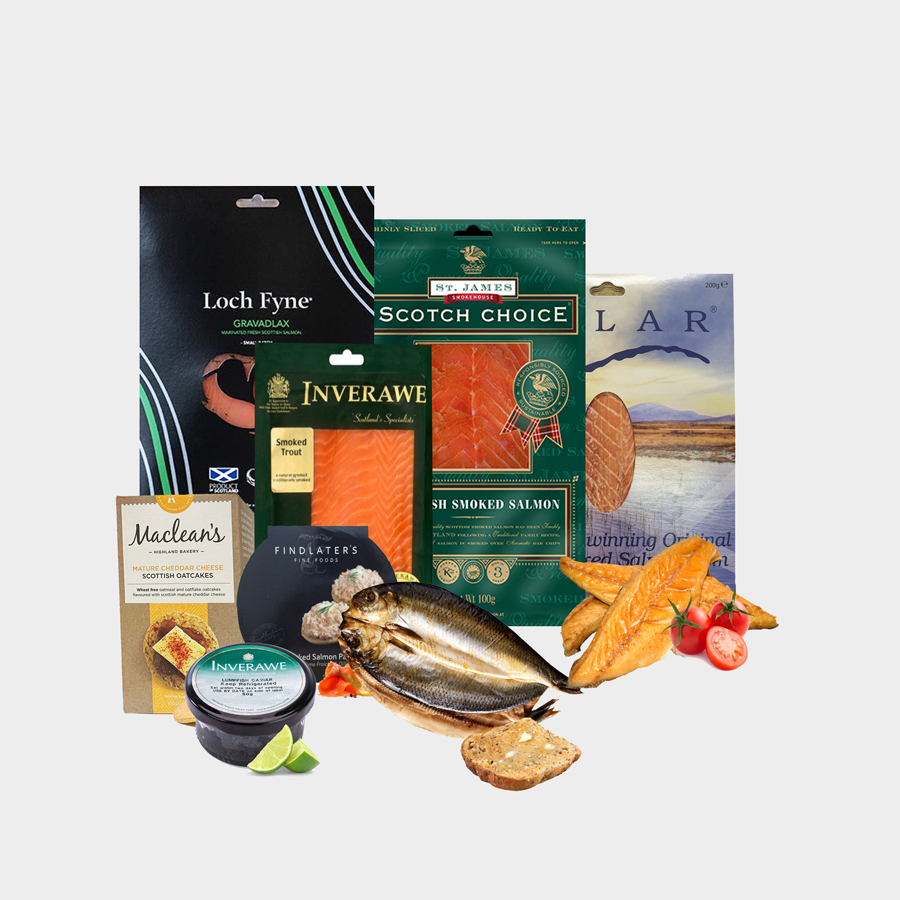 Seafood Smokehouse Gold Hamper  Boxed