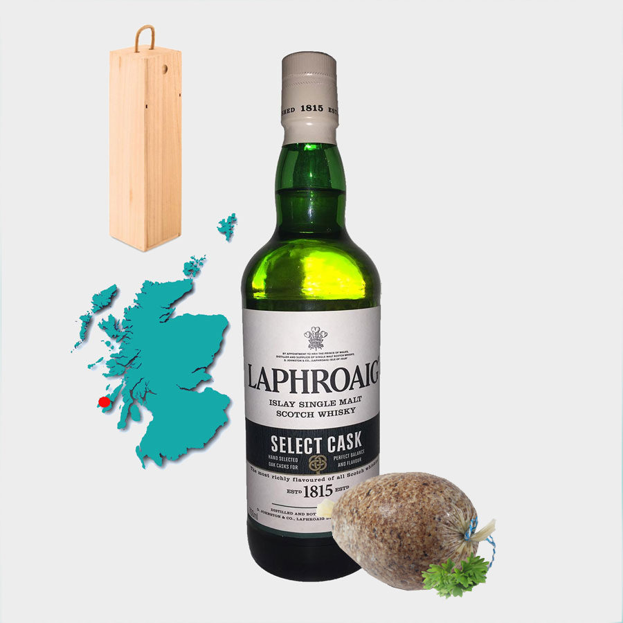 Laphroaig Whisky and Haggis Gift