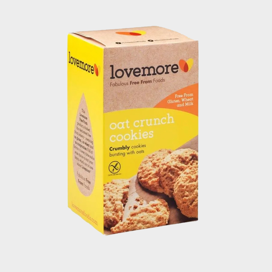 Lovemore Oat Crunch Cookies, Gluten Free 150g