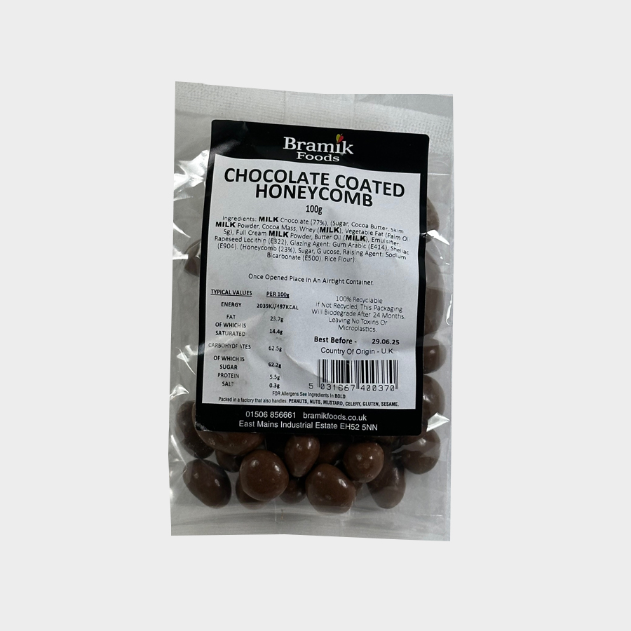Bramic Chocolate Honeycomb Crunch 100g