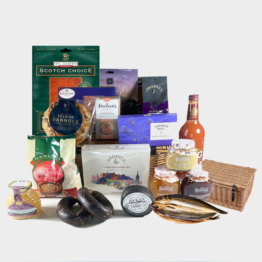 The Laird's Breakfast Hamper in a Basket
