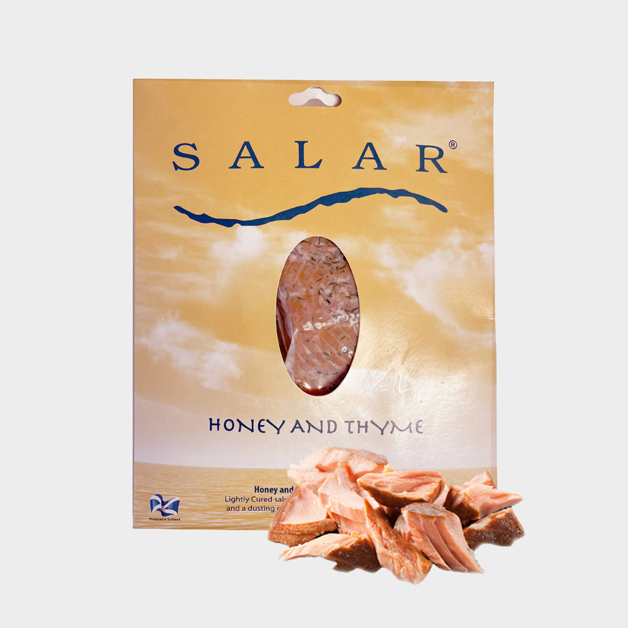 Salar Flaky Honey & Thyme Hot Smoked Salmon 100g