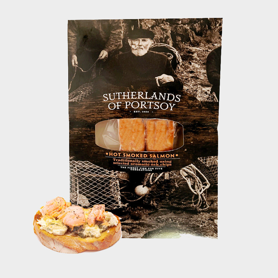 Sutherlands Honey Roasted Smoked Salmon Darnes 200g