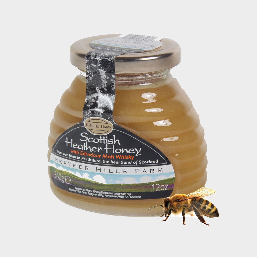 Heather Hills Scottish Heather Honey with Edradour Whisky 340g