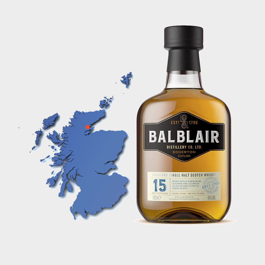 Balblair Highland Single Malt Whisky 12yrs