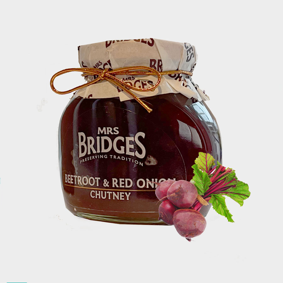 Mrs Bridges Beetroot & Red Onion Chutney 285g
