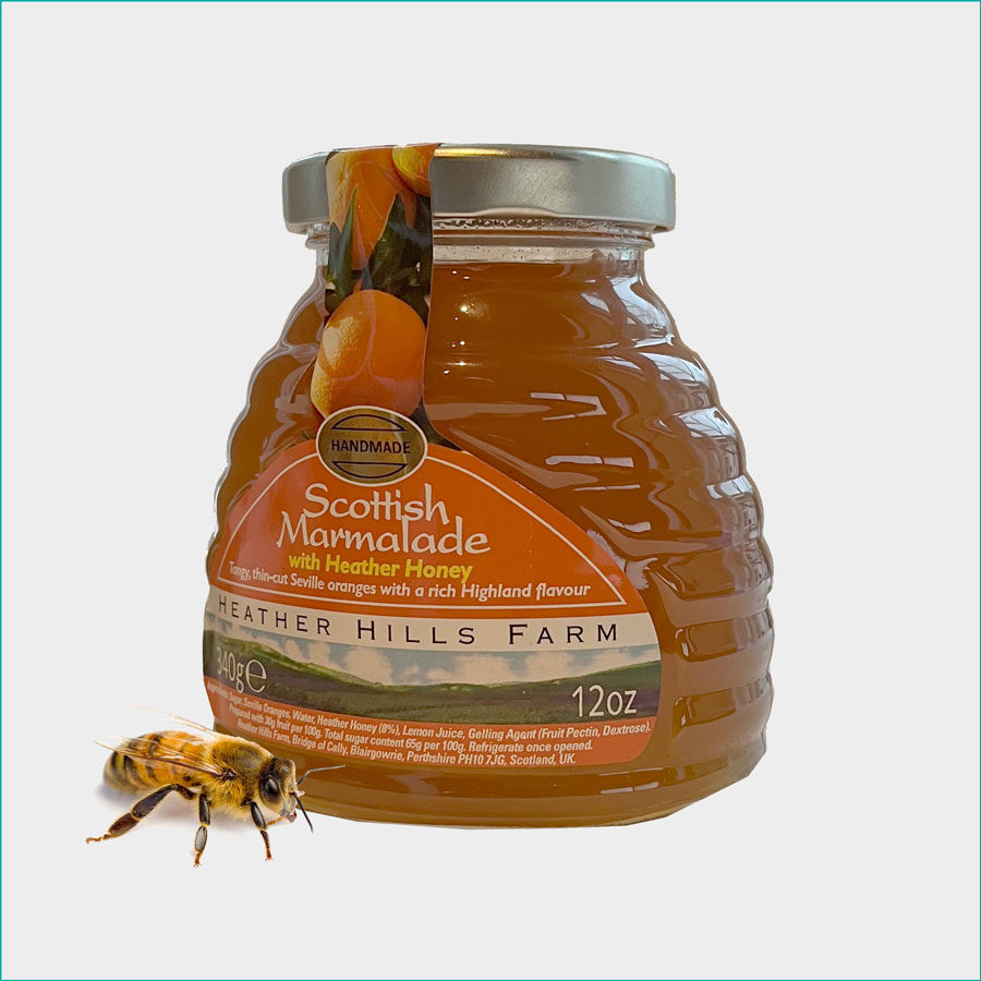 Heather Hills Marmalade with Honey 340g