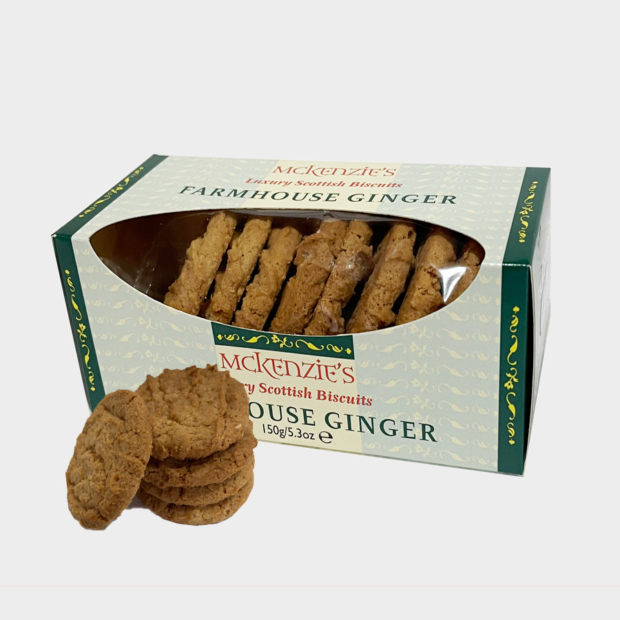 Mckenzies Farmhouse Ginger Biscuits 150g