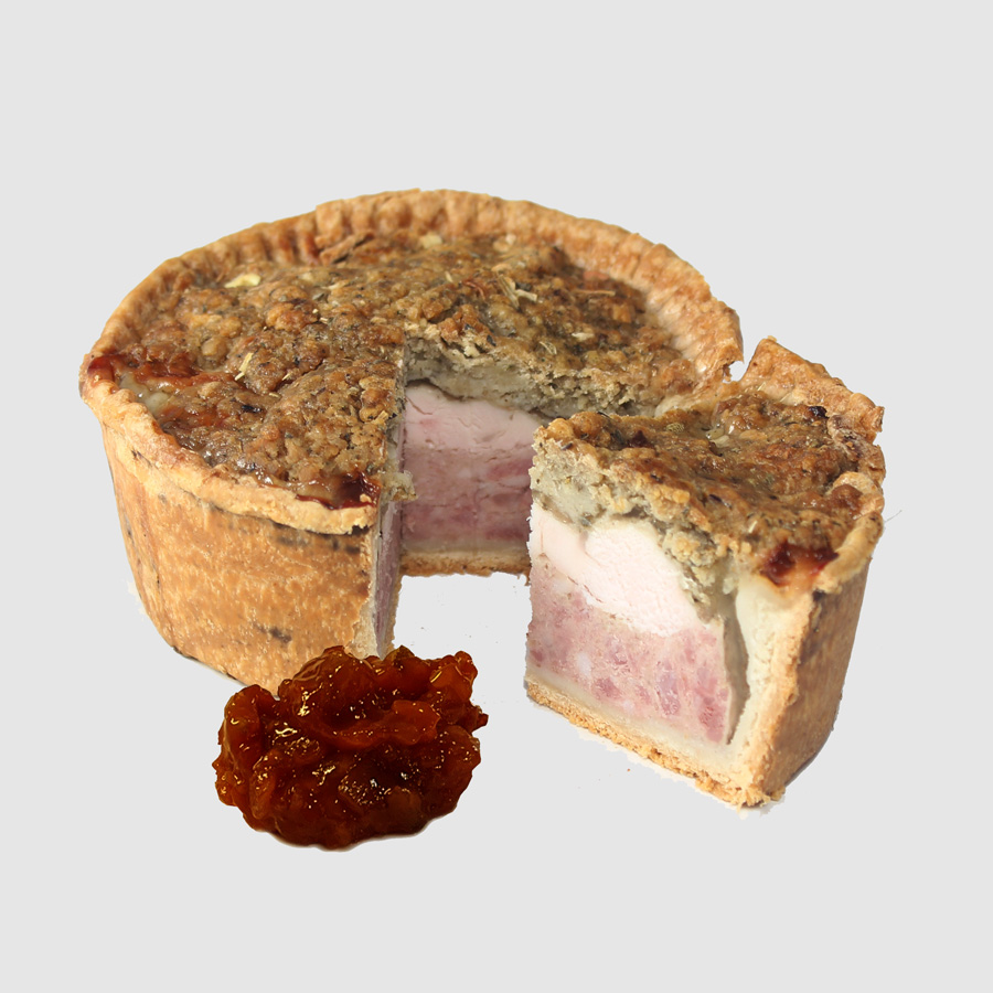 Toppings Huntsman Pie, Chicken & Stuffing. Shelf Life. 5 days from dispatch