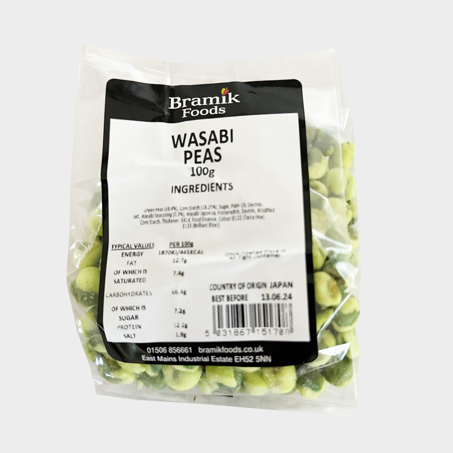 Bramik Wasabi Green Peas 100g