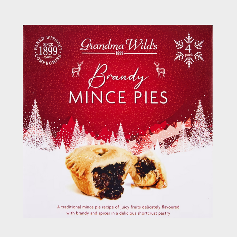 Christmas Mince Pies from Grandma Wild's (4) 232g
