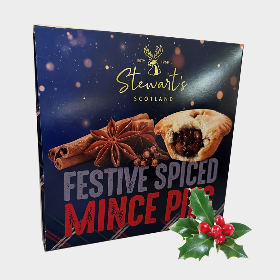 Christmas Mince Pies from Stewarts (4) 230g