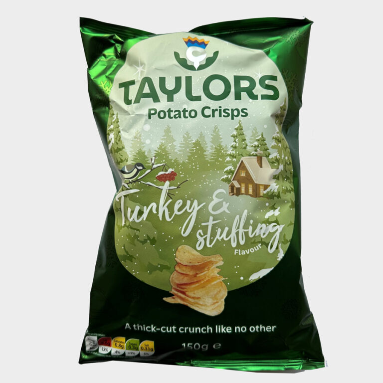 Taylors Turkey and Stuffing Crisps Scottish Food